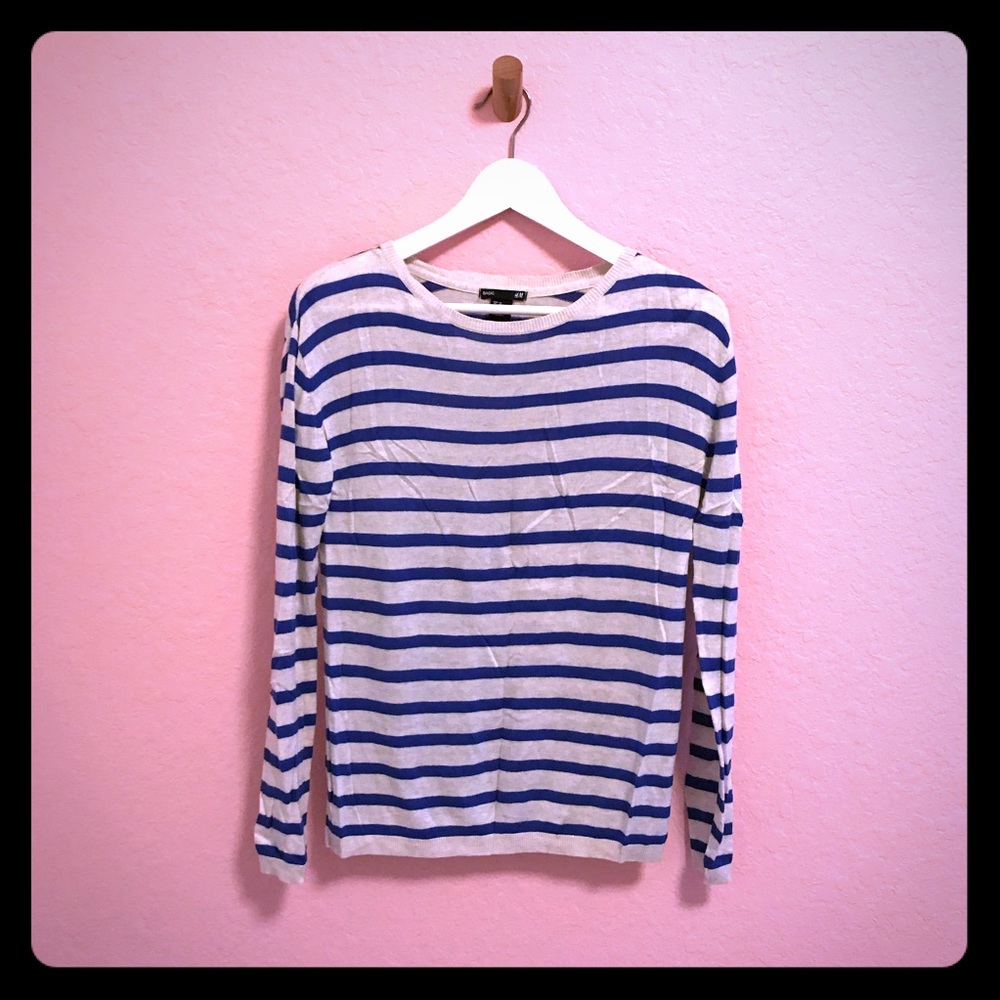 h&m striped sweater